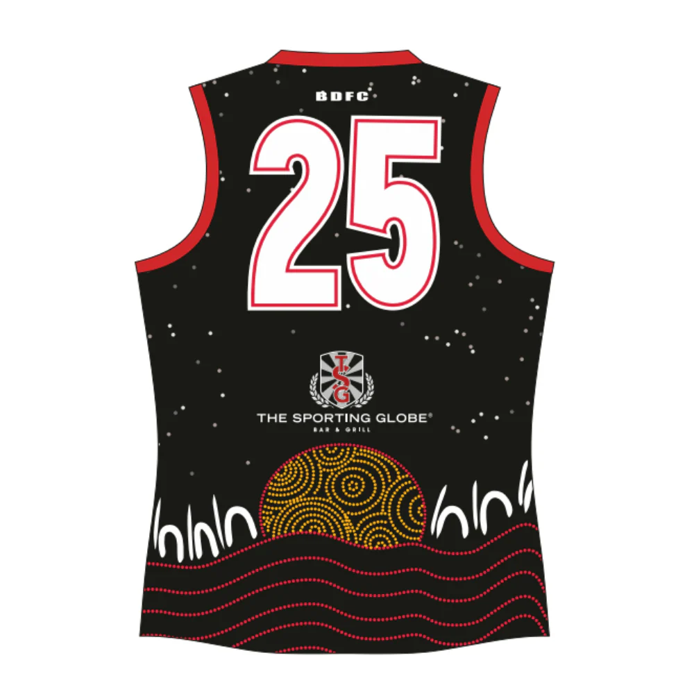 PFL25 Belmont Districts FC | NB Mens Reserves Indigenous Guernsey - Image 2
