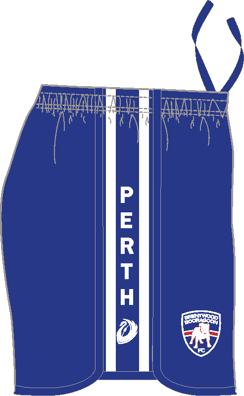 PFL25 Brentwood Booragoon FC | BA Womens Shorts Home - Image 3