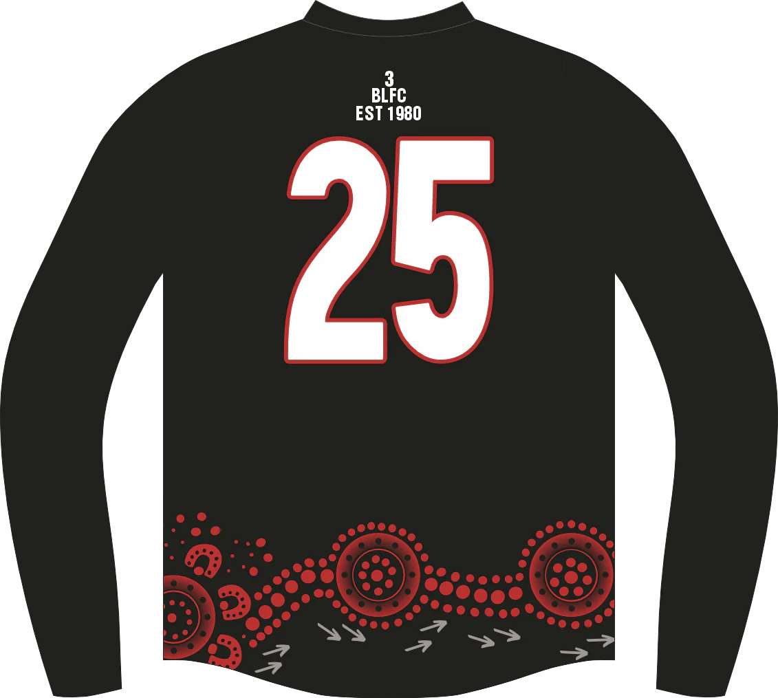 PFL25 Bullcreek Leeming FC | BA Mens LS NAIDOC Guernsey - Image 2