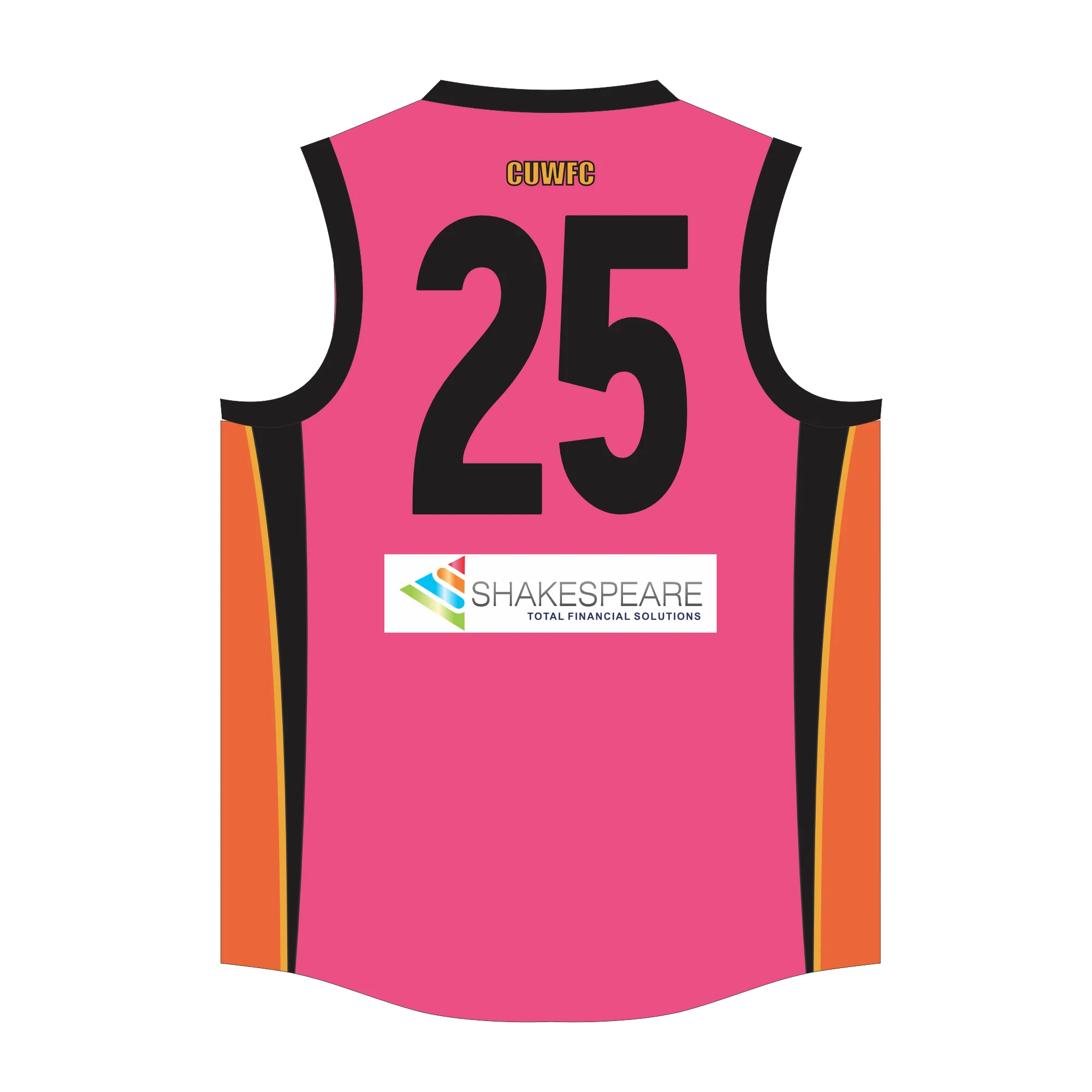 PFL25 Curtin Wesley FC | BA Mens Pink Guernsey LOCAL - Image 2