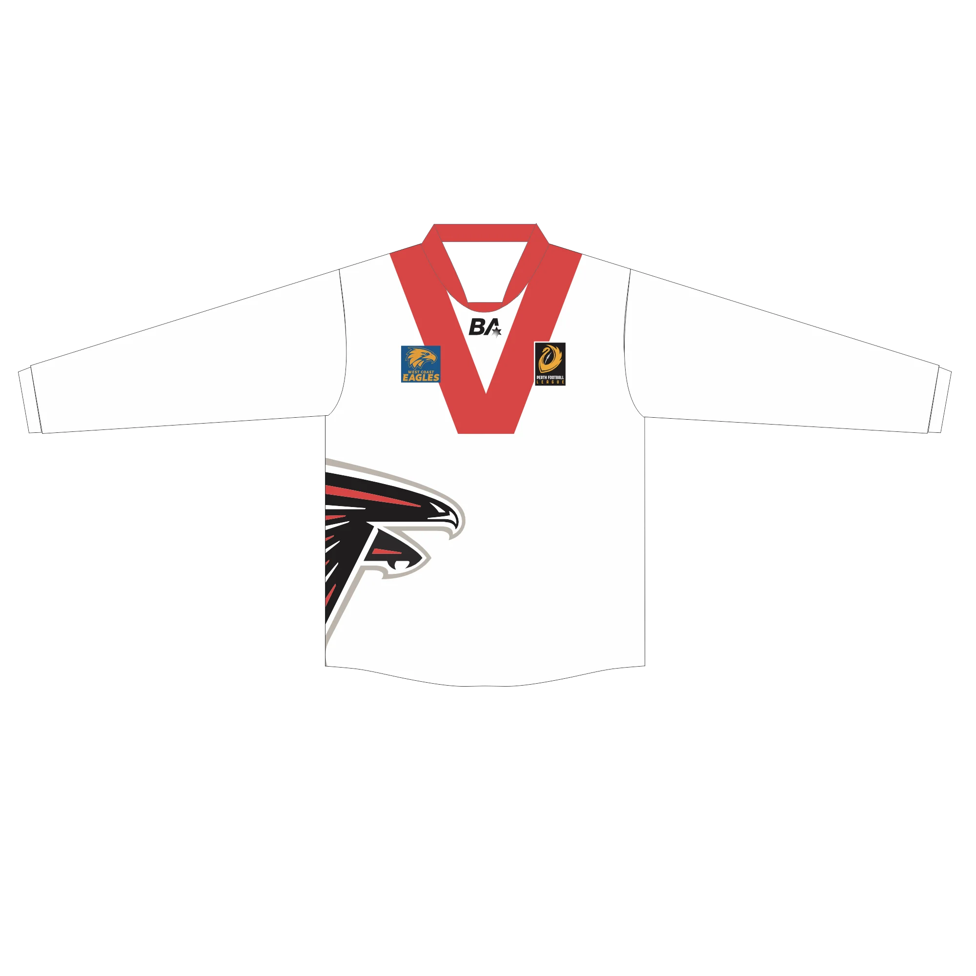 PFL25 Forrestdale FC | BA Mens 3rds Home LS Guernsey LOCAL