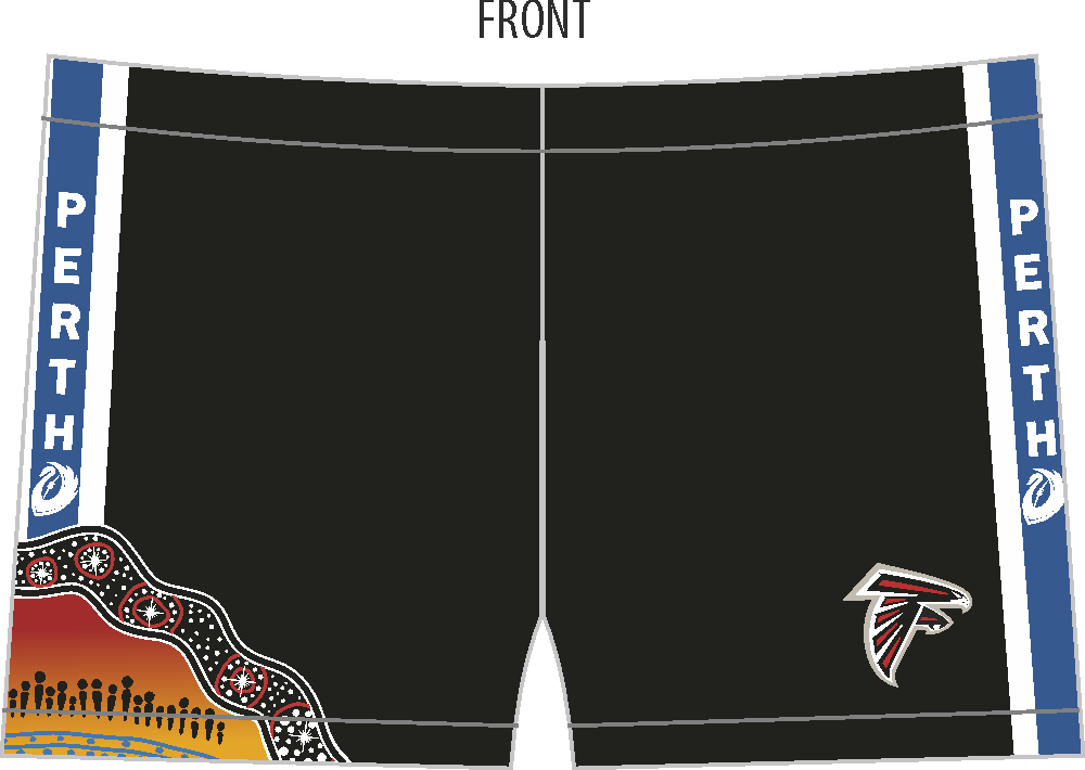 PFL25 Forrestdale FC | BA Womens Indigenous Shorts LOCAL