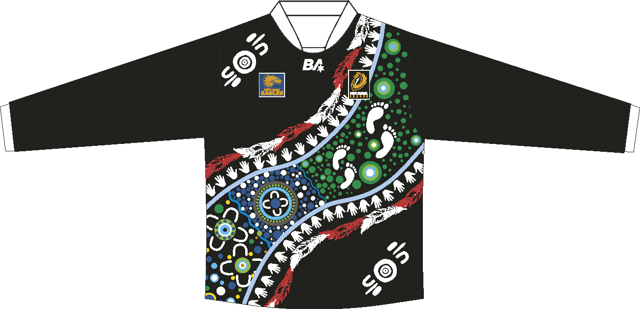PFL25 Forrestdale FC | BA Womens LS Indigenous Guernsey LOCAL