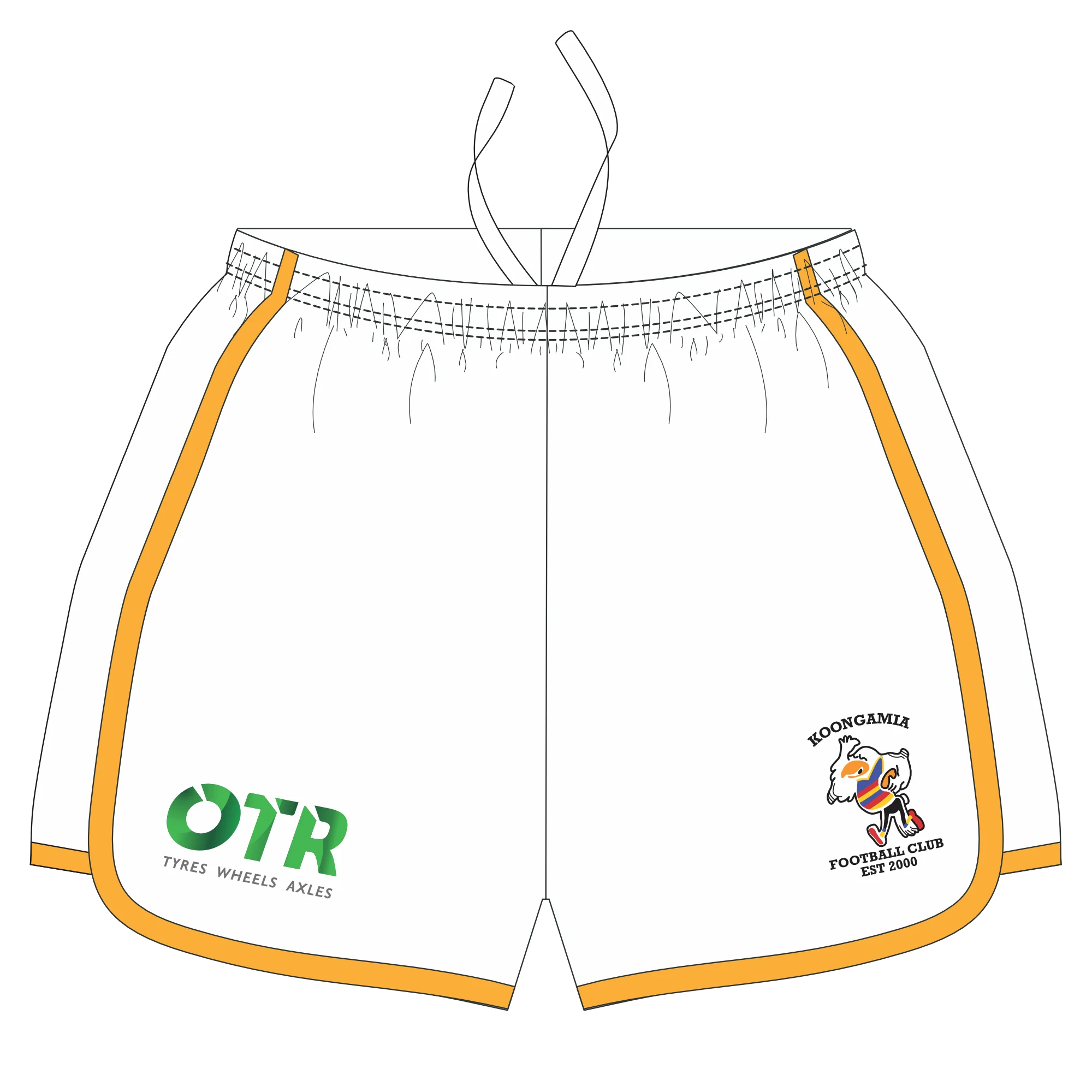 PFL25 Koongamia FC | BA Womens Away Indigenous shorts