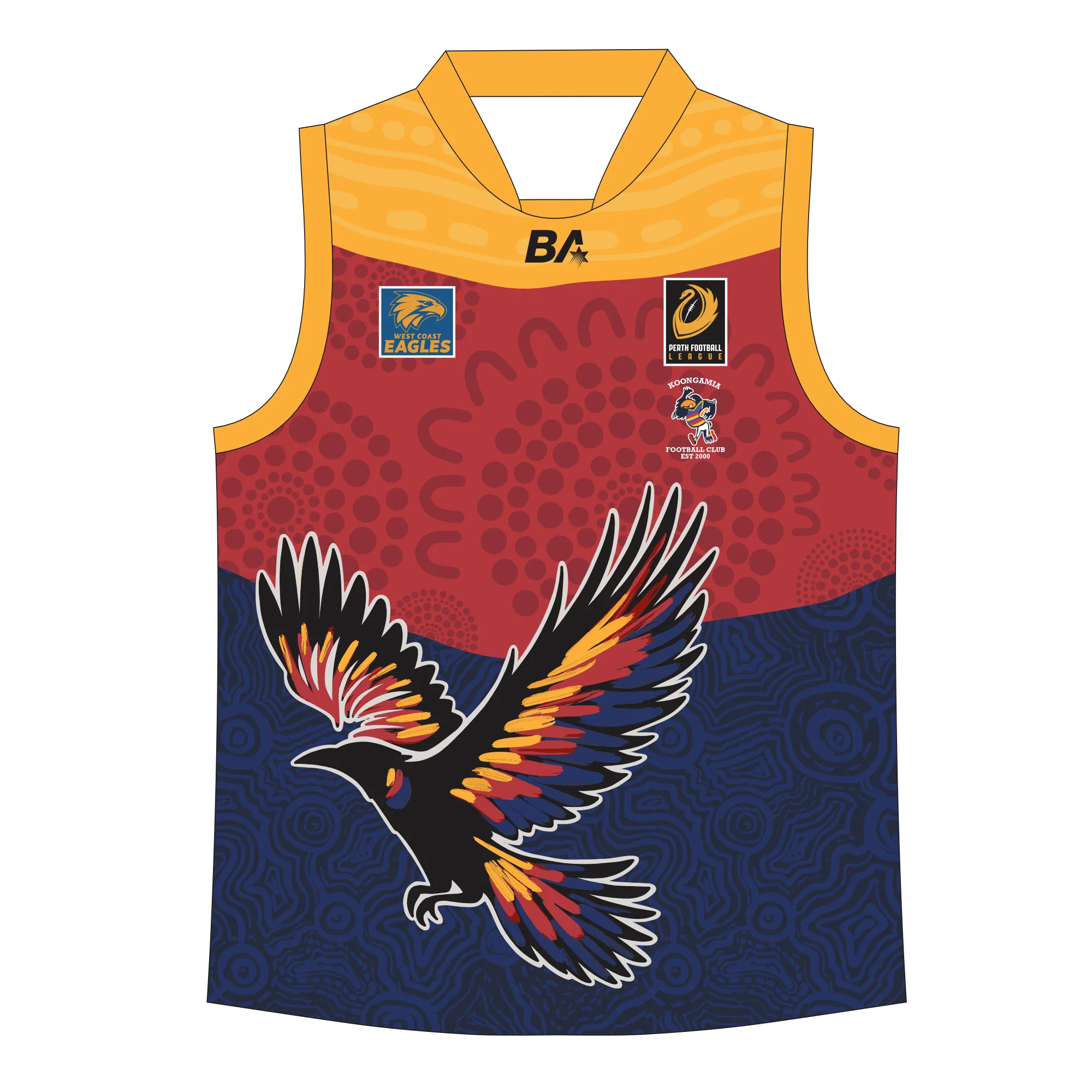 PFL25 Koongamia FC | BA Womens Indigenous Guernsey