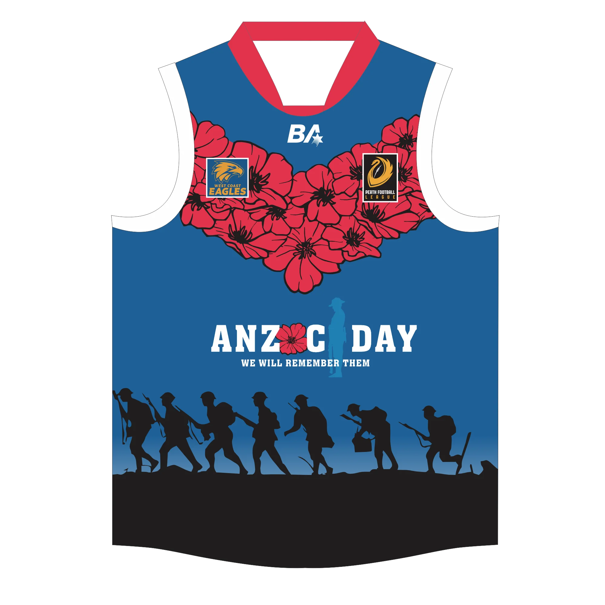 PFL25 Kwinana FC | Mens Reserves Anzac Guernsey LOCAL