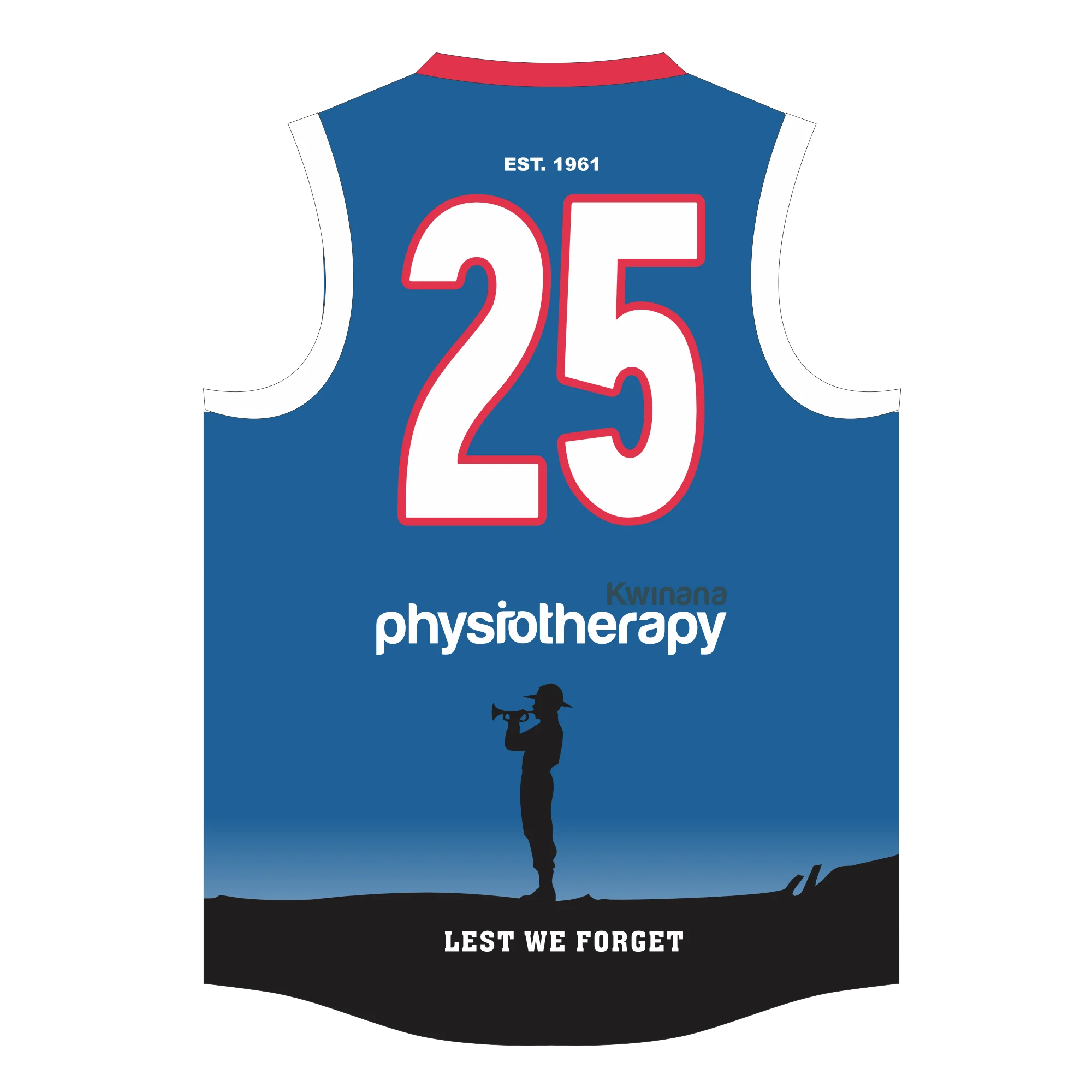 PFL25 Kwinana FC | Mens Reserves Anzac Guernsey LOCAL - Image 2