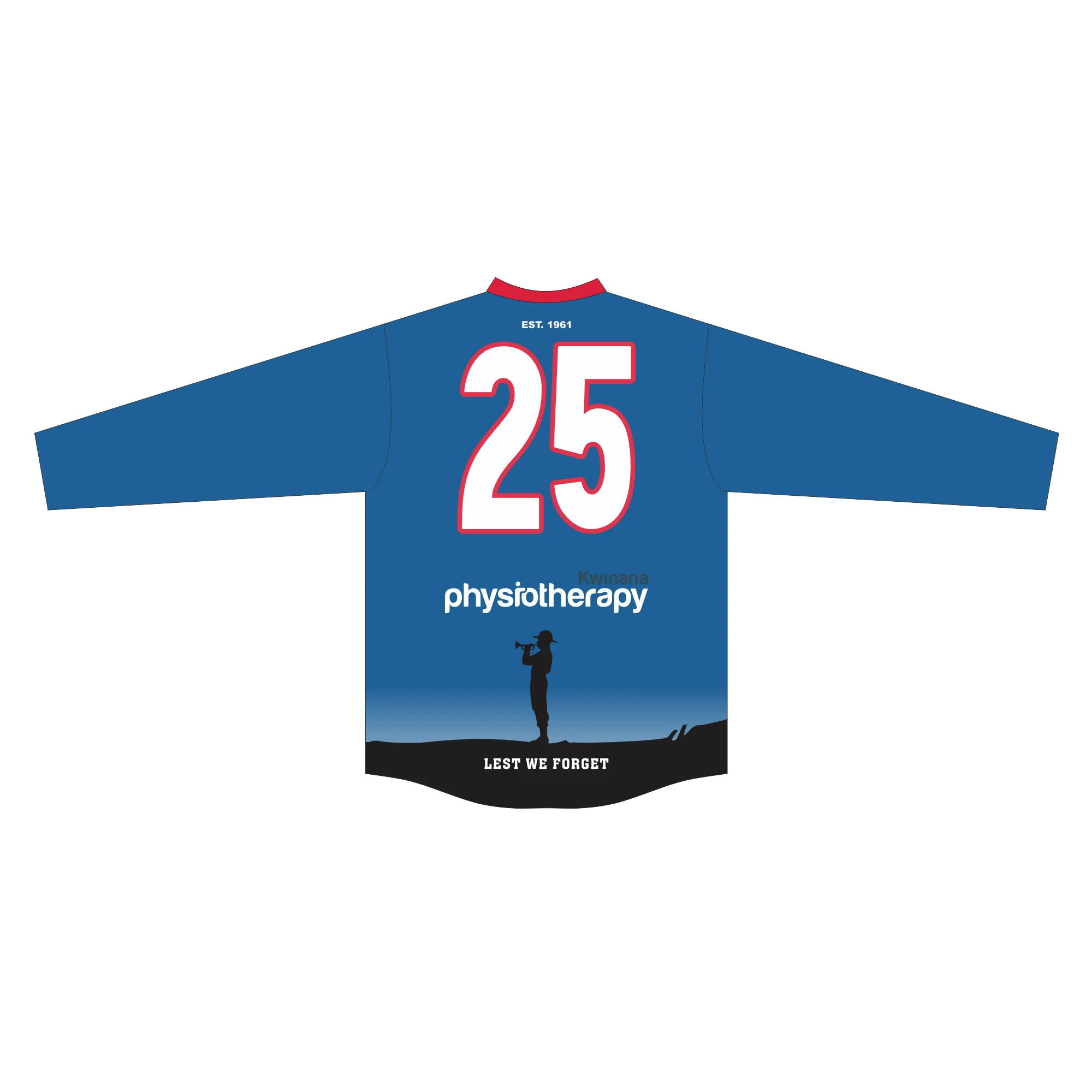 PFL25 Kwinana FC | Mens Reservesa Anzac LS Guernsey LOCAL - Image 2