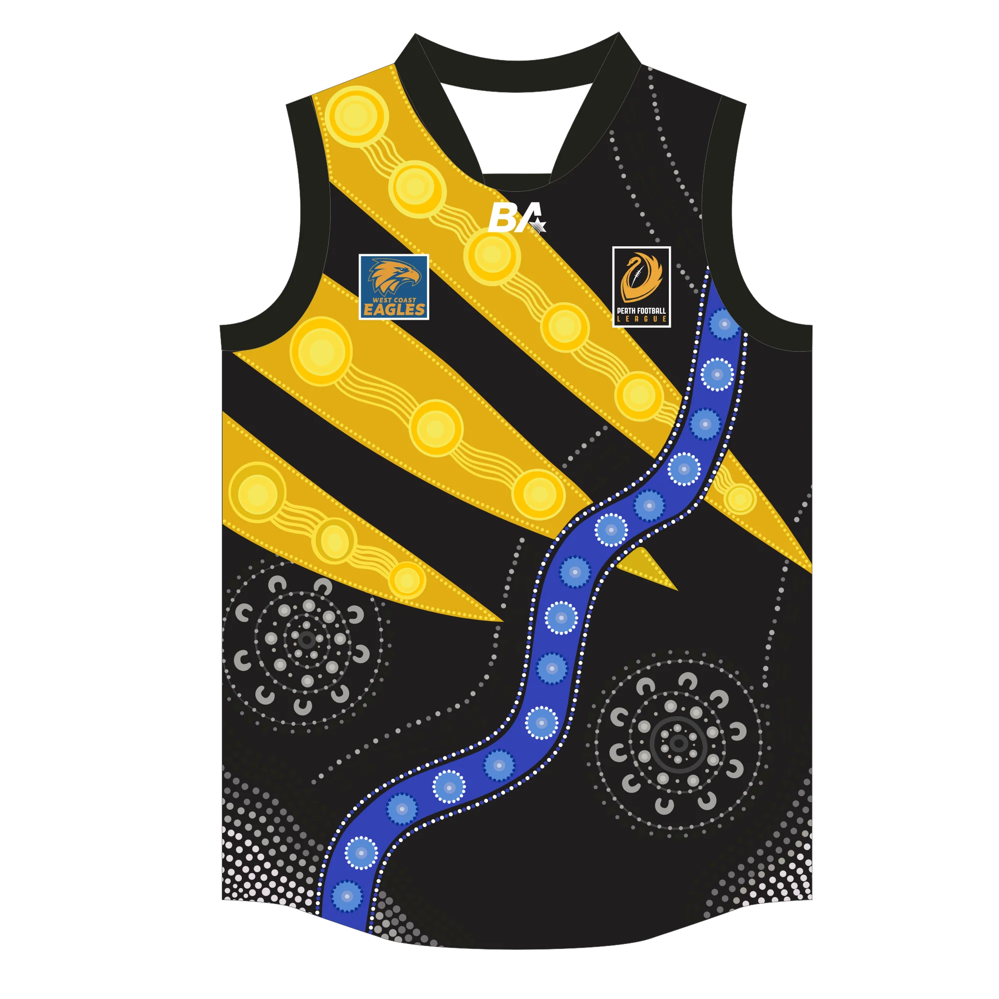 PFL25 Roleystone FC | BA Mens C3 Indigenous Guernsey