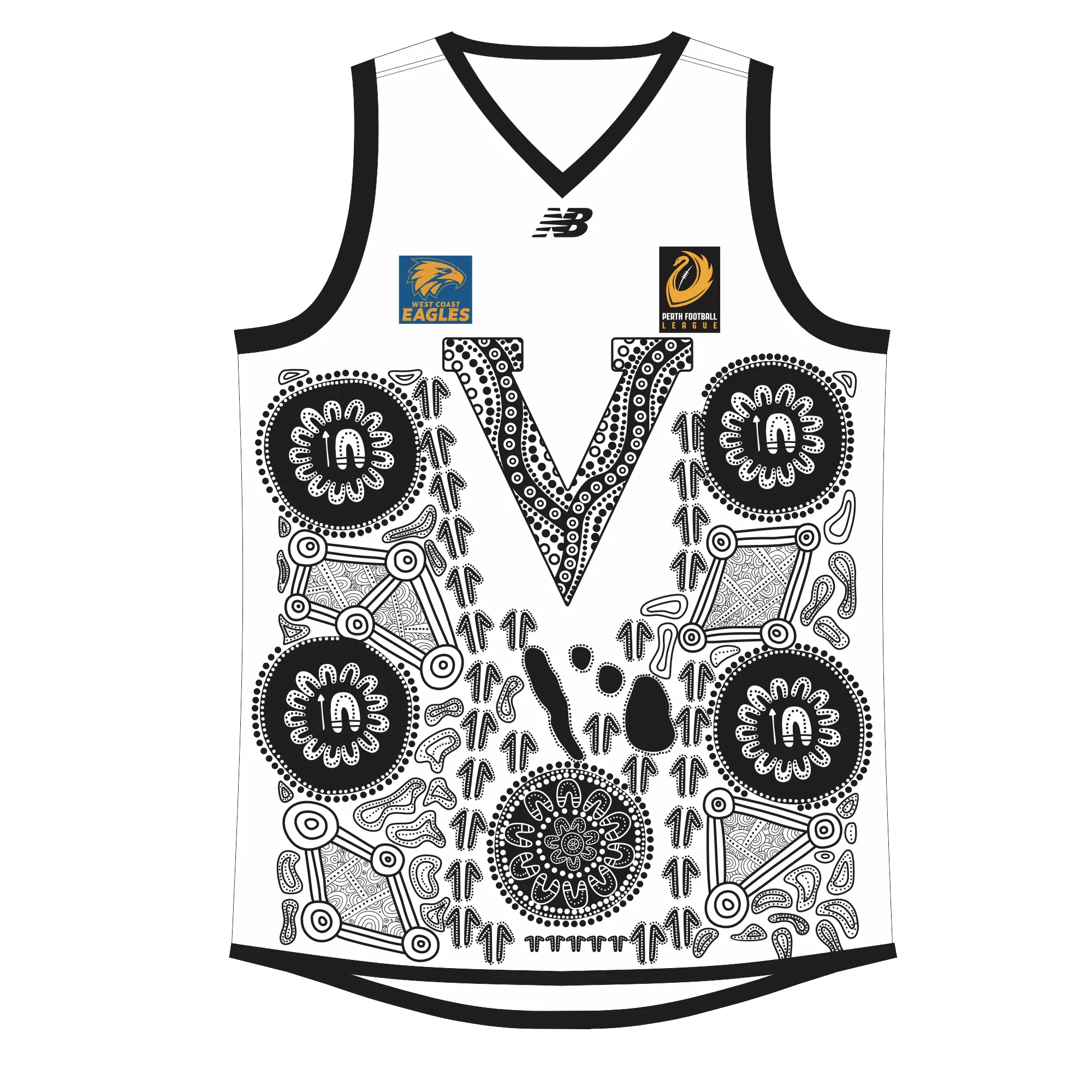 PFL25 Wanneroo FC | NB Mens 3s Reversible Guernsey - Image 3