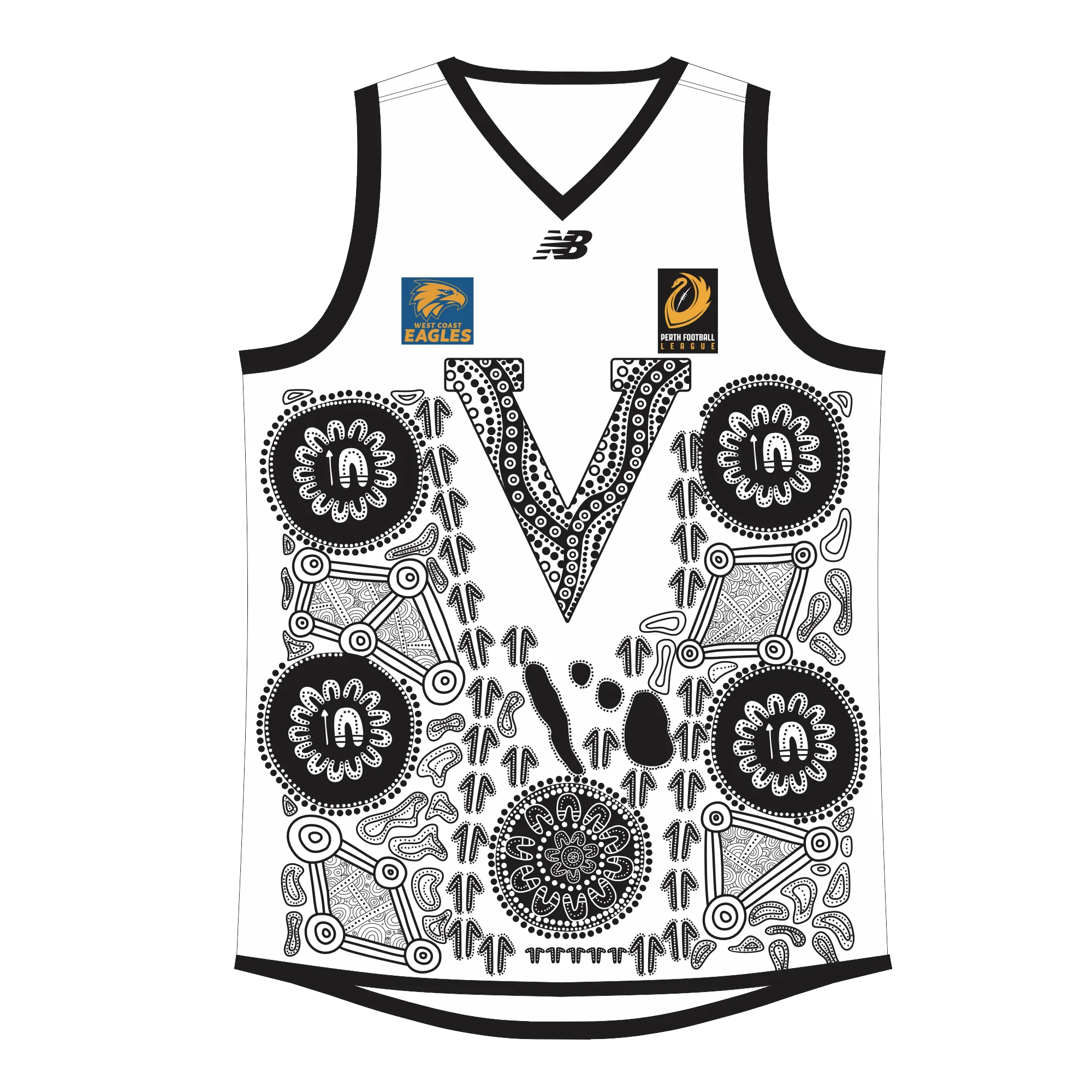 PFL25 Wanneroo FC | NB Mens 4s Reversible Guernsey - Image 3