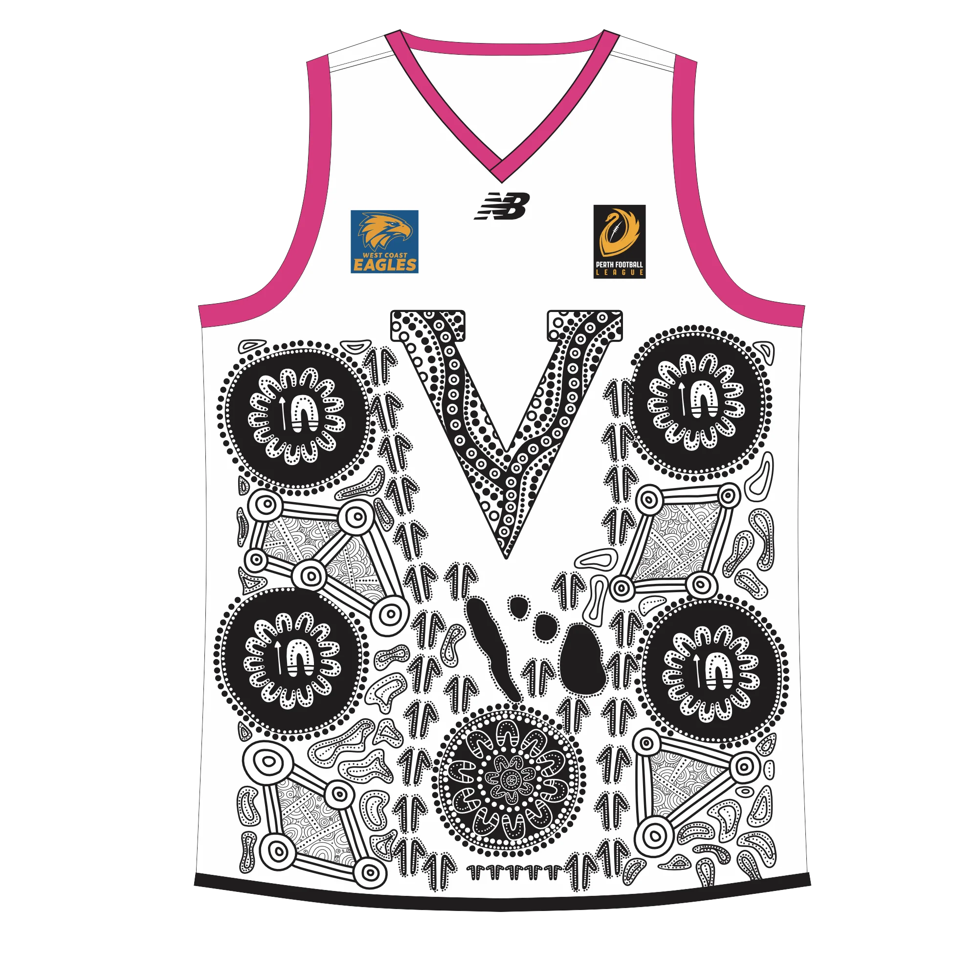 PFL25 Wanneroo FC | NB Womens Reversible Guernsey - Image 3