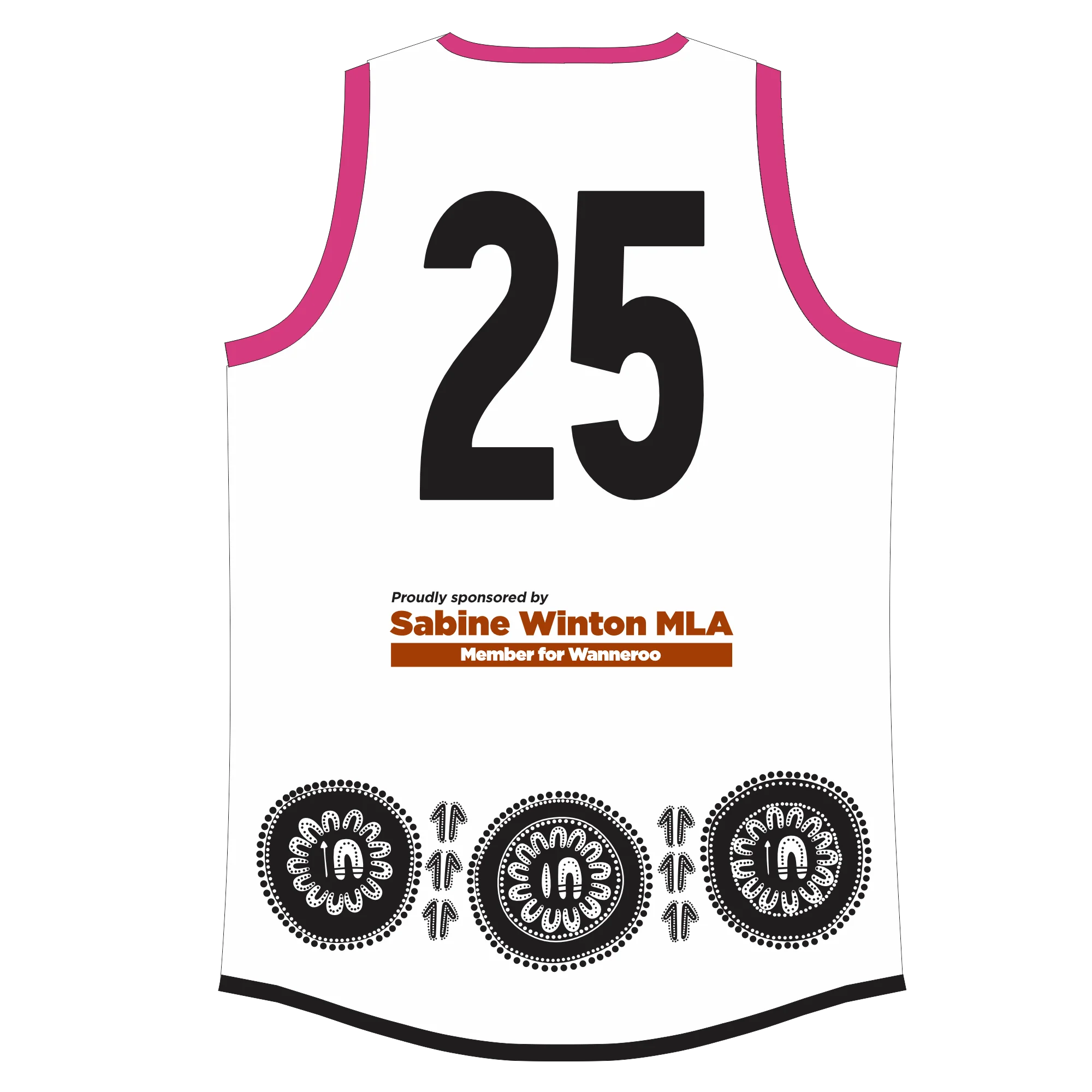 PFL25 Wanneroo FC | NB Womens Reversible Guernsey - Image 4