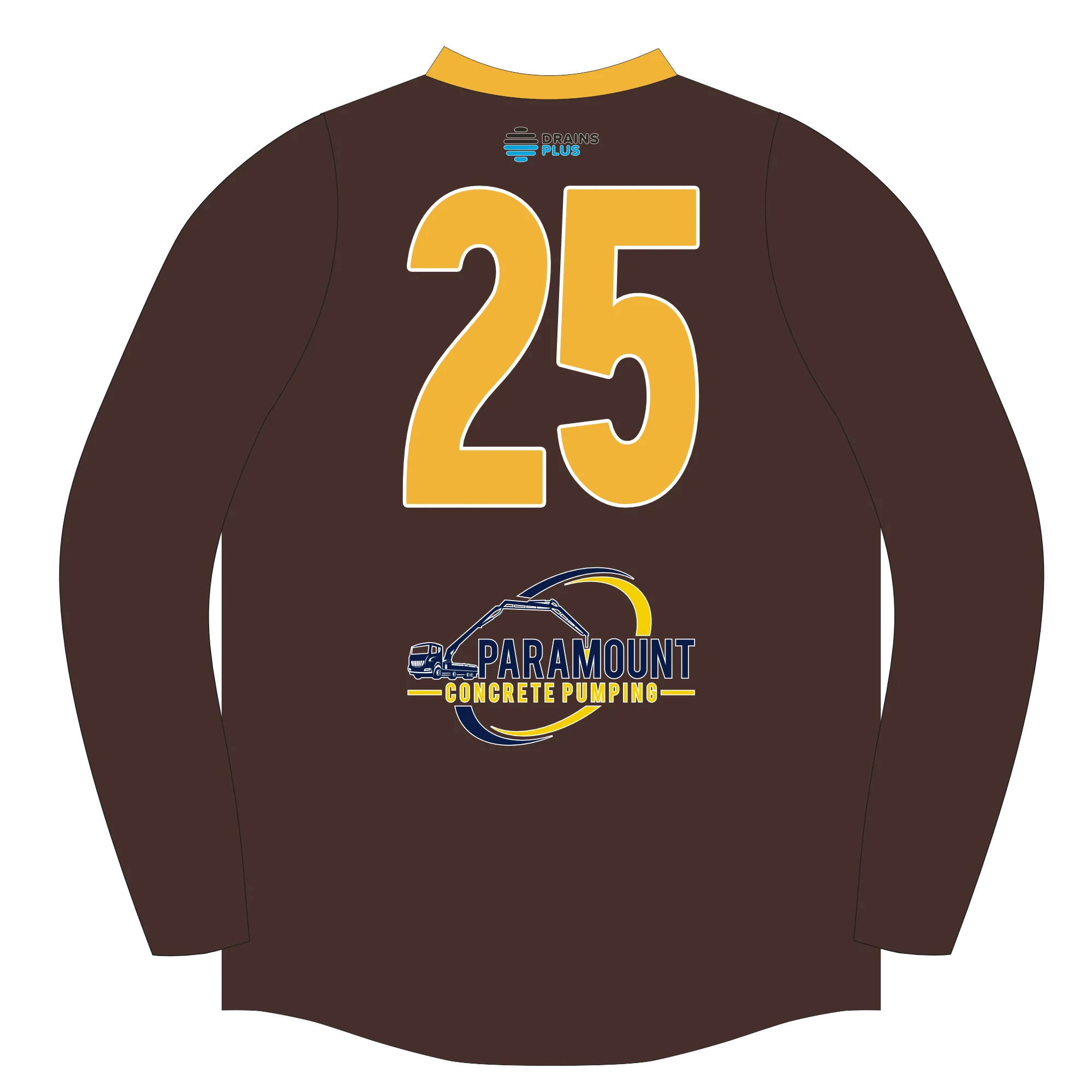 PFL25 Warwick Greenwood FC |BA Mens E2 North Home Long Sleeve Guernsey - Image 2
