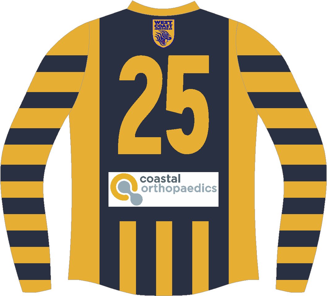 PFL25 West Coast FC | BA Mens League Long Sleeve Guernsey - Image 2