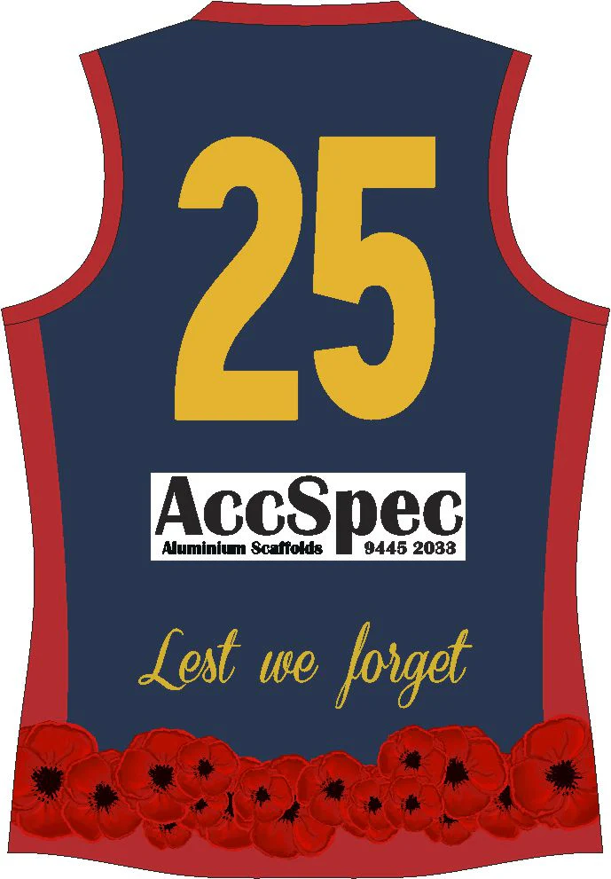 PFL26 Baldivis FC | NB E Grade Mens Anzac Guernsey - Image 2