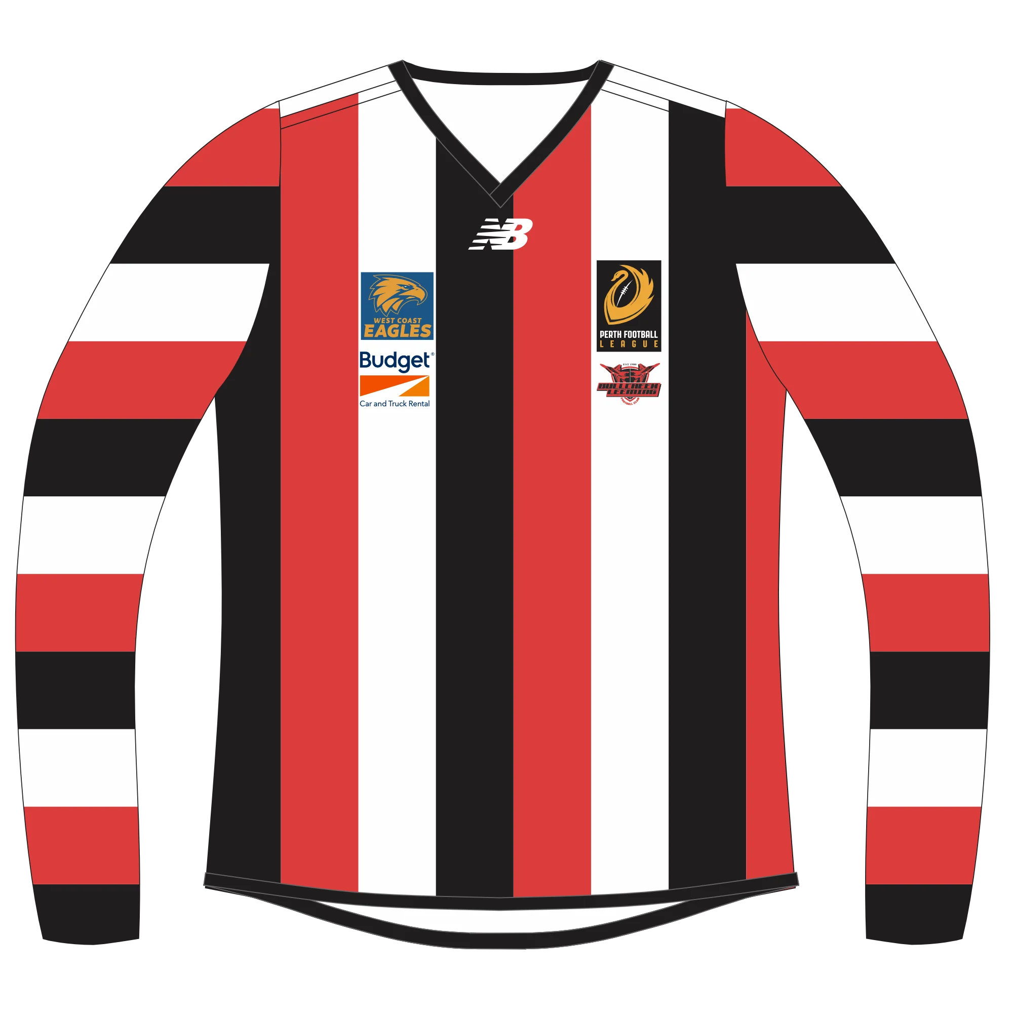 PFL26 Bullcreek Leeming FC | NB Mens B Grade Reserves LS Reversible Guernsey - Image 3
