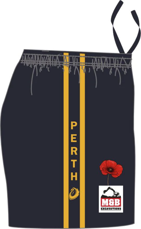 PFL26 Cockburn Cobras FC | BA Mens 2026 Anzac Shorts - Image 2