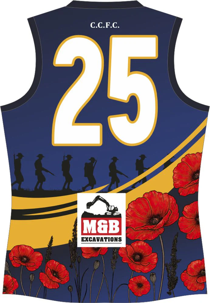 PFL26 Cockburn Cobras FC | NB Mens 2026 Anzac Guernsey - Image 2