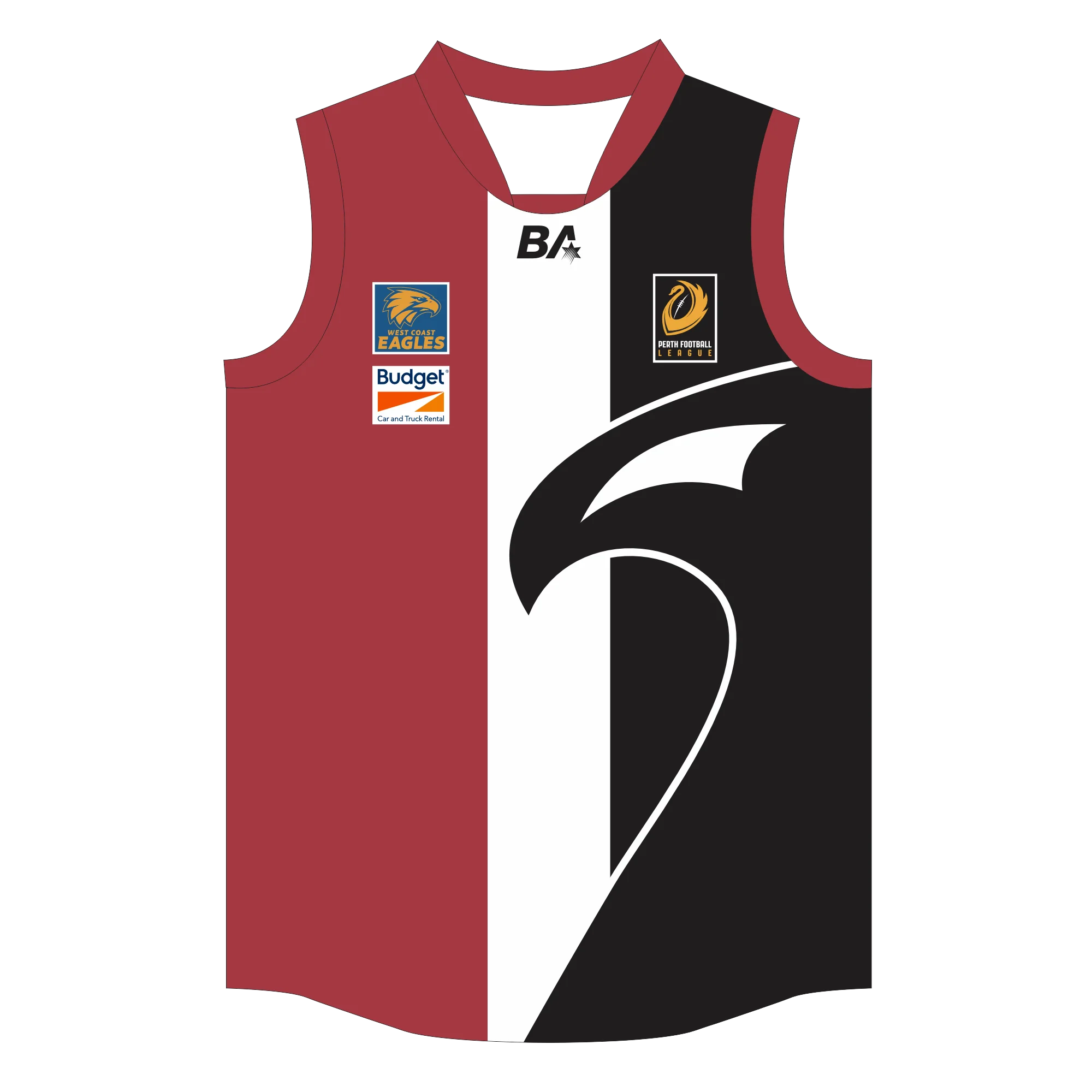 PFL26 Mt Lawley FC | BA Mens League Home Guernsey