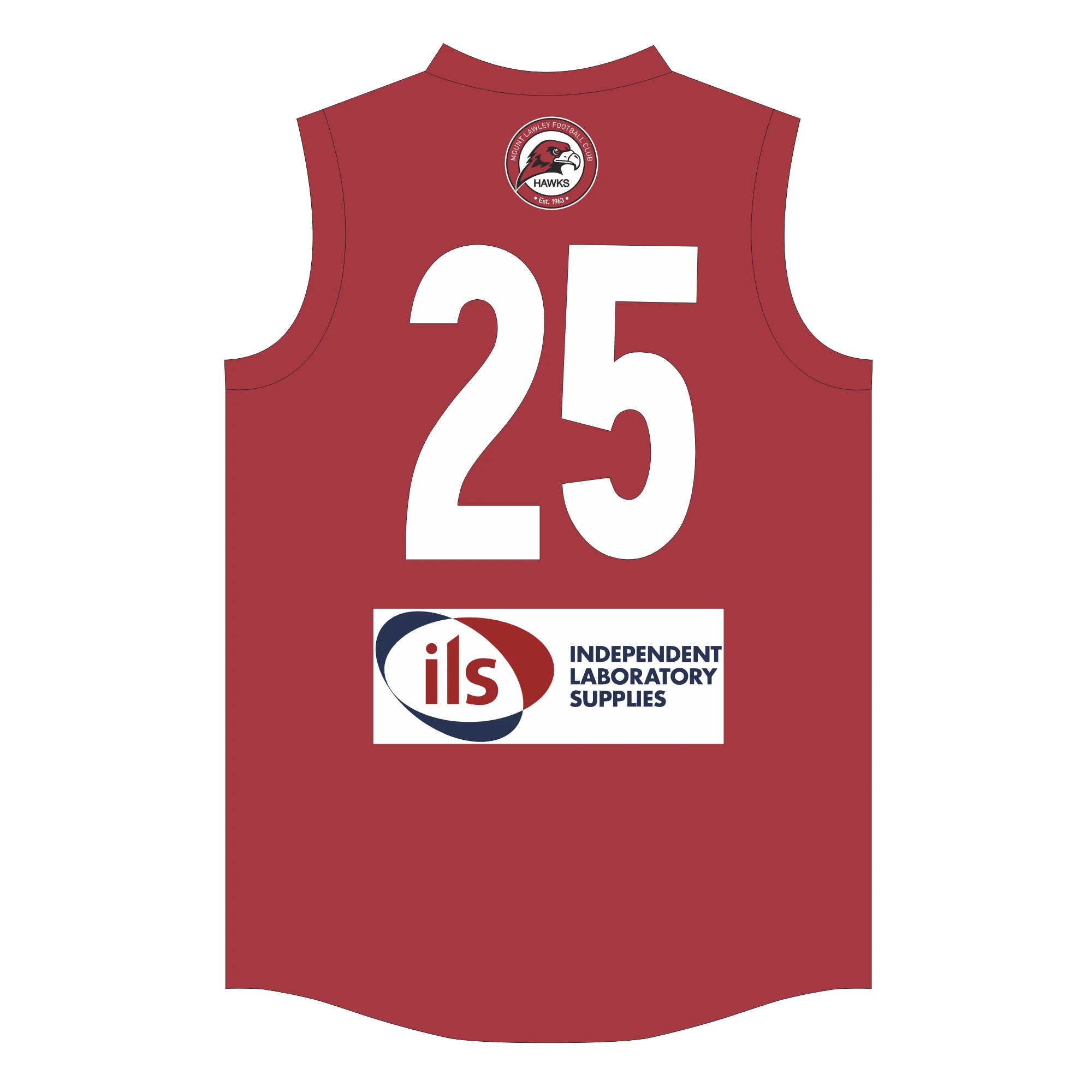 PFL26 Mt Lawley FC | BA Mens League Home Guernsey - Image 2