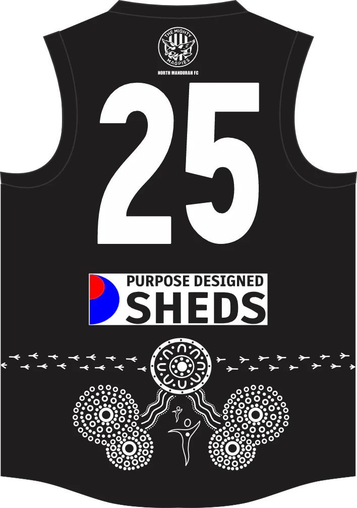 PFL26 North Mandurah FC | BA Colts Indigenous Guernsey LOCAL - Image 2