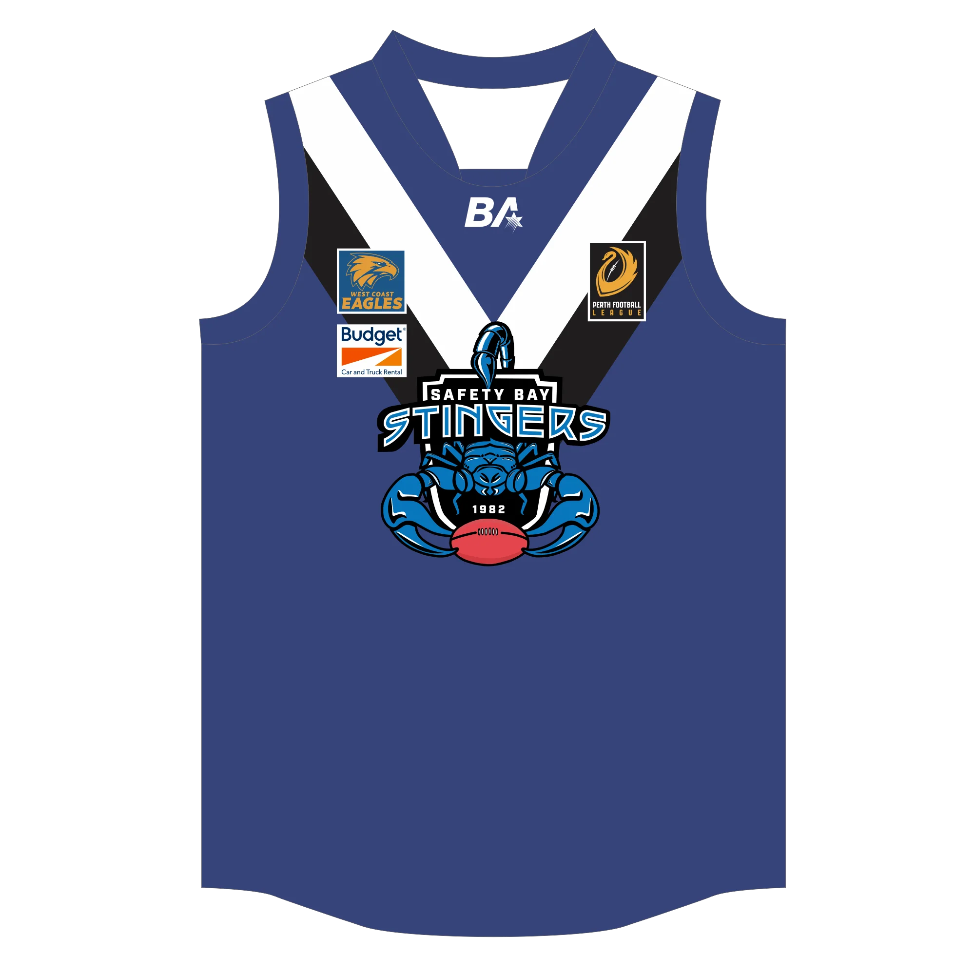 PFL26 Safety Bay FC | BA Mens Senior 1 Home Guernsey