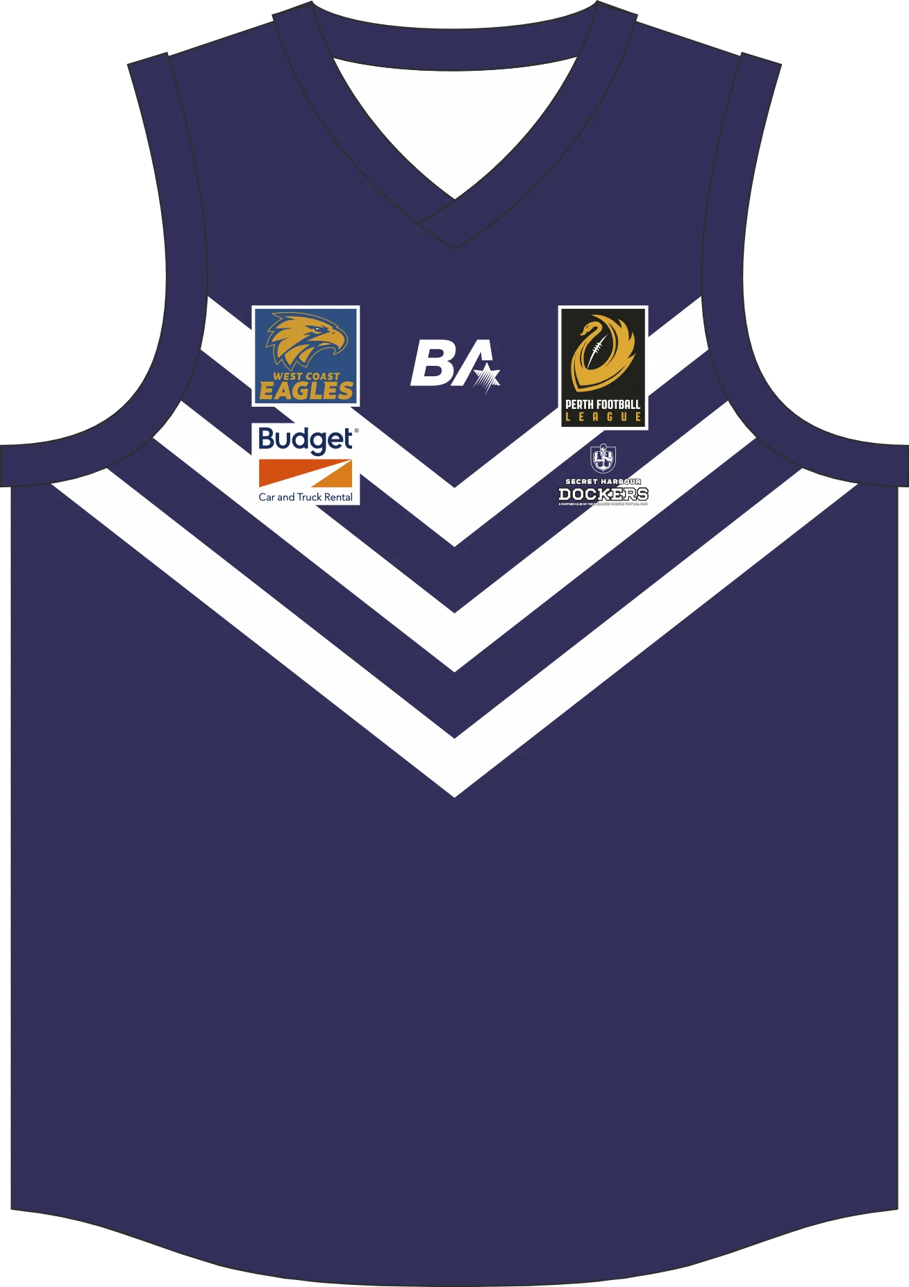 PFL26 Secret Harbour FC | BA Mens 3rds Reversible Guernsey