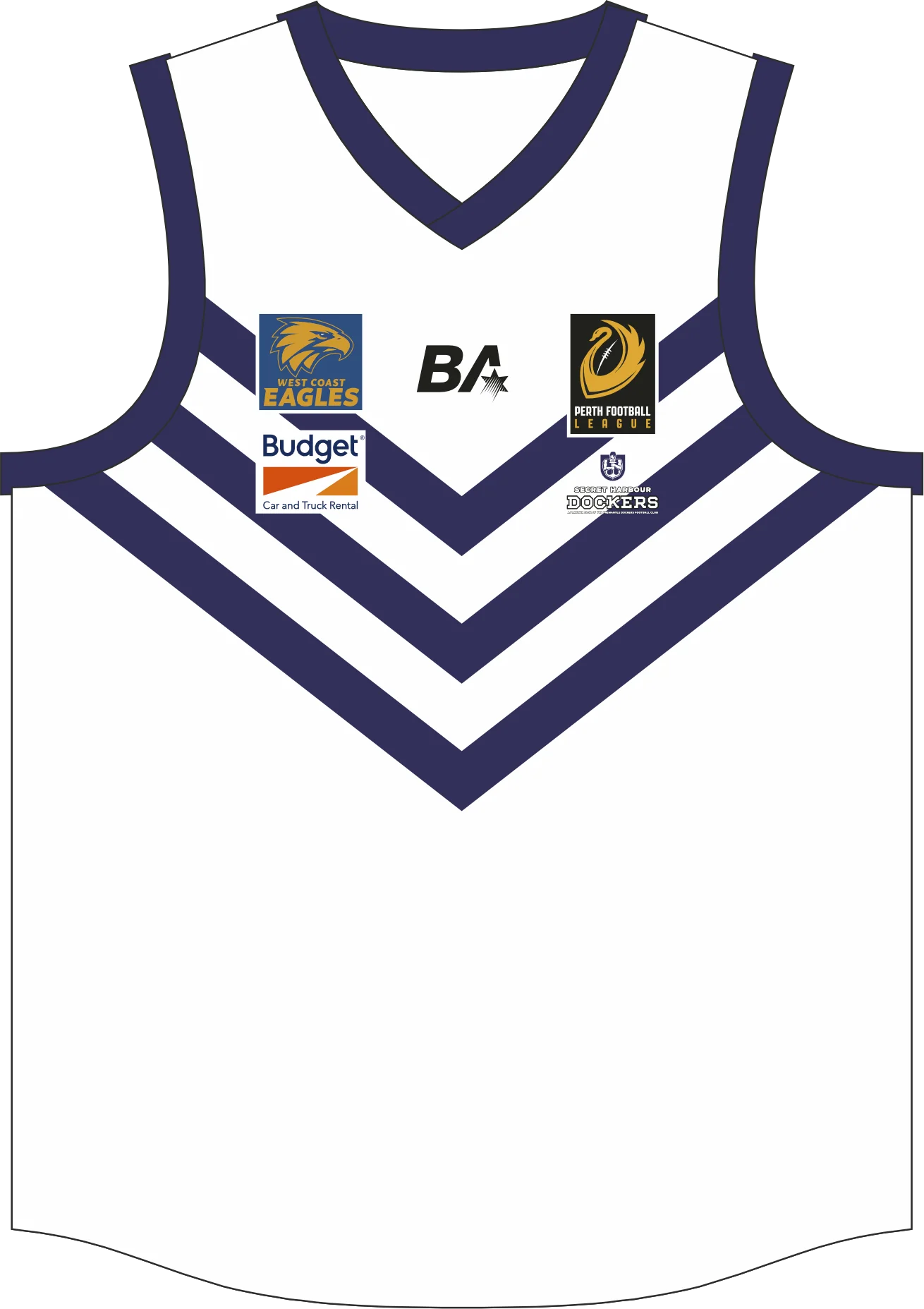 PFL26 Secret Harbour FC | BA Mens 3rds Reversible Guernsey - Image 2