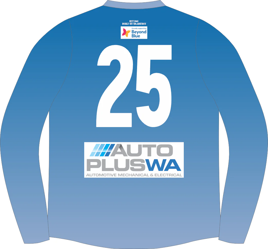 PFL26 Swan Valley FC | BA Beyond Blue Womens LS Guernsey - Image 2
