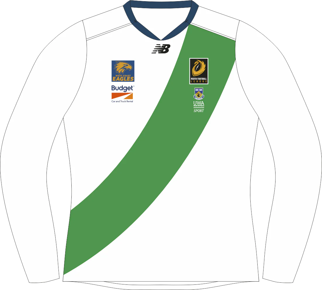 PFL26 UWA FC | NB Mens A Grade LS Away Guernsey