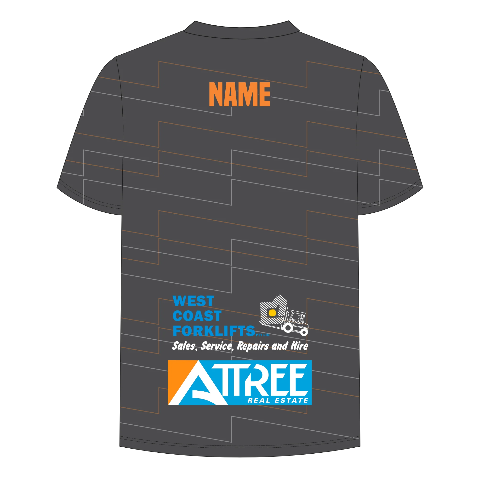 Piara Waters FC | PRE-ORDER | Unisex Training Tee - Charcoal - Image 2