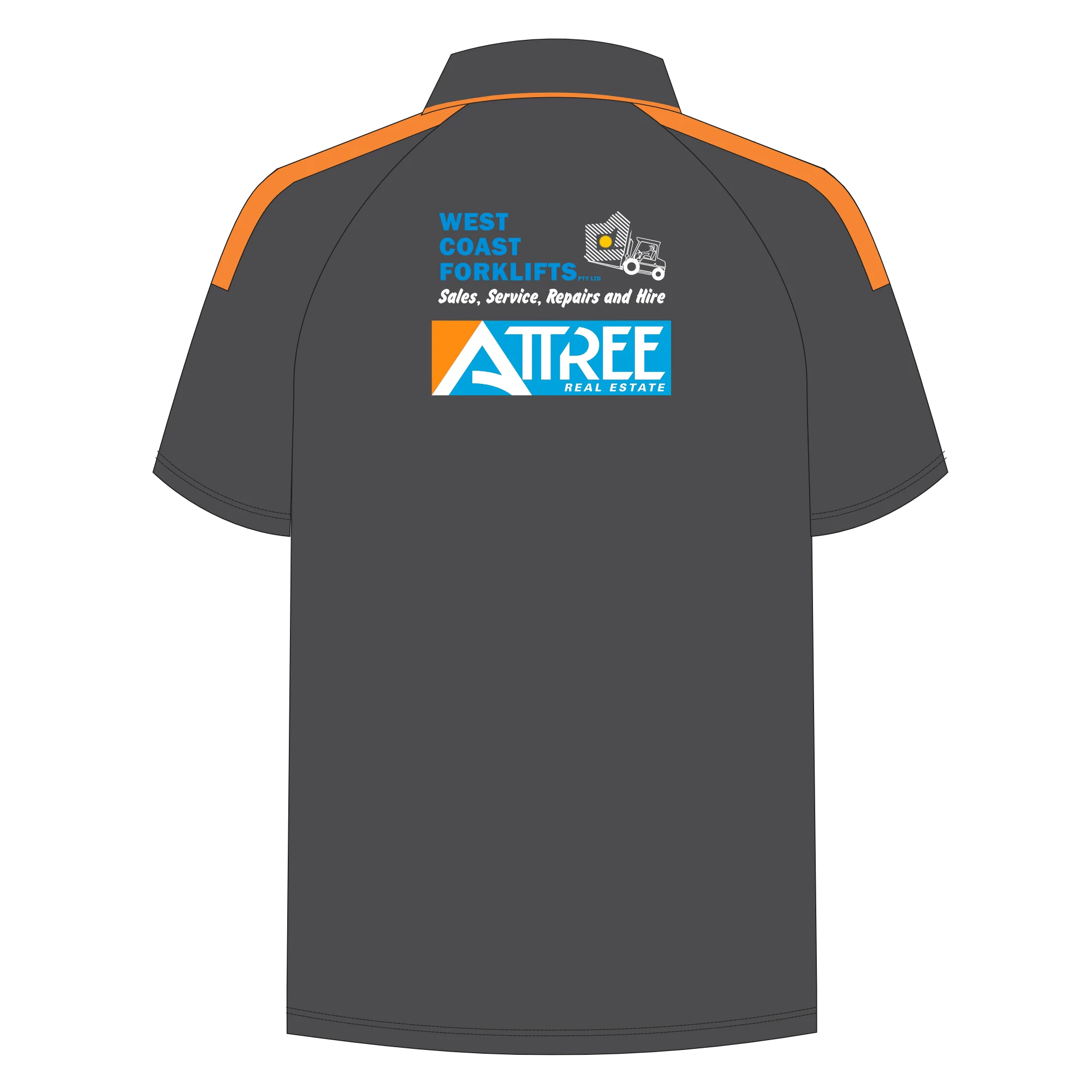 Piara Waters FC | PRE-ORDER | Womens Polo - Charcoal - Image 2