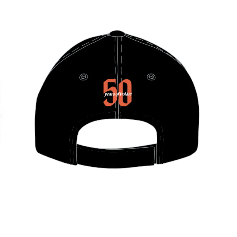 Polart  Festival | PRE-ORDER | Heavy Brushed Cotton Cap - Black - Image 2