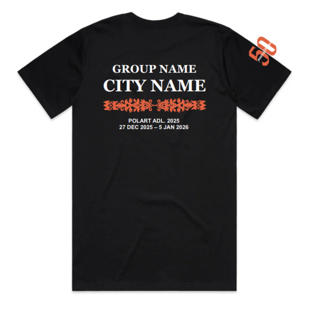 Polart Festival | PRE-ORDER | Unisex Black Tee -  Folkloric Groups - Image 2