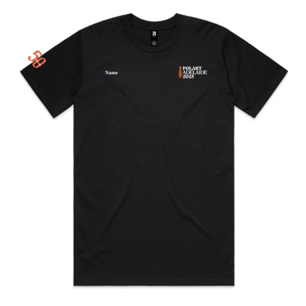 Polart Festival | PRE-ORDER | Unisex & Youth Black Tee - Volunteer