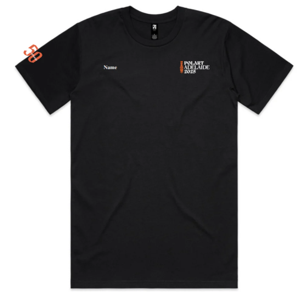 Polart Festival | PRE-ORDER | Women's Black Tee - Artist