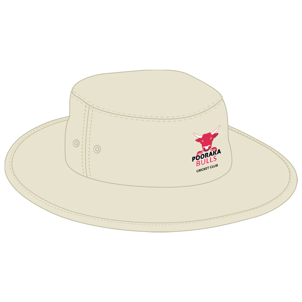 Pooraka Cricket Club | PRE-ORDER | Junior & Senior Broad Brimmed Hat