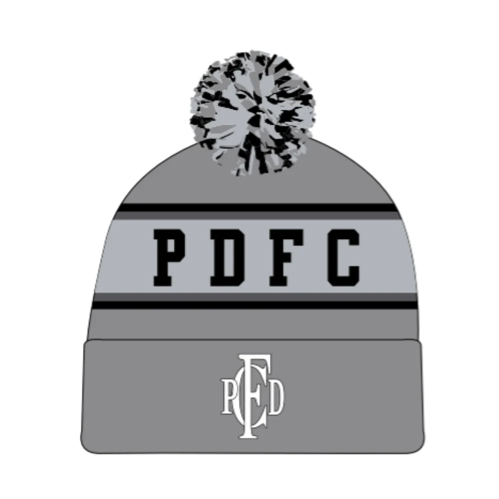 Port Districts FC | Pom-Pom Beanie - Grey