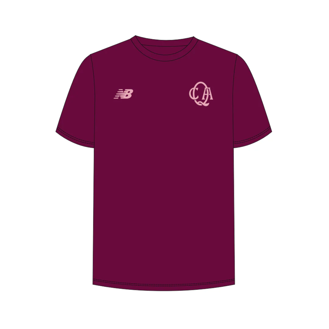 Queensland CC | PRE-ORDER | NB QCA Cotton Tee - Maroon Unisex