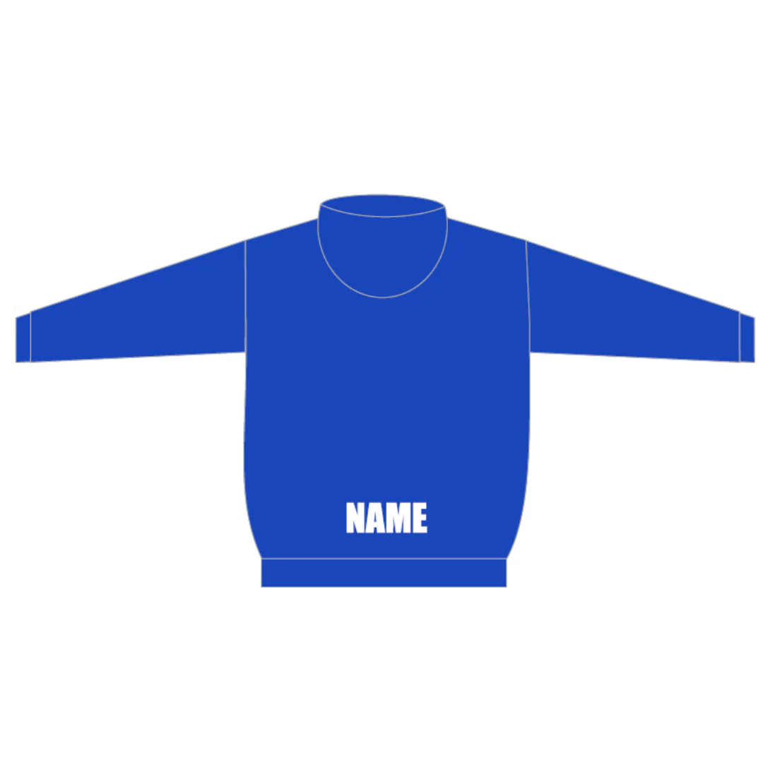 Quorn CC | PRE-ORDER | Club Hoodie - Royal/White - Image 2