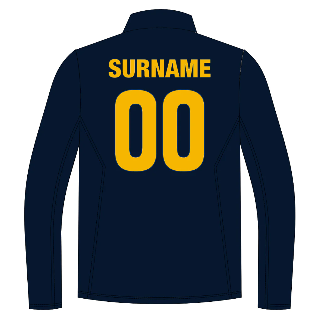 Ringwood Cricket Club | PRE-ORDER | Unisex Navy Polo - Long Sleeve - Image 2