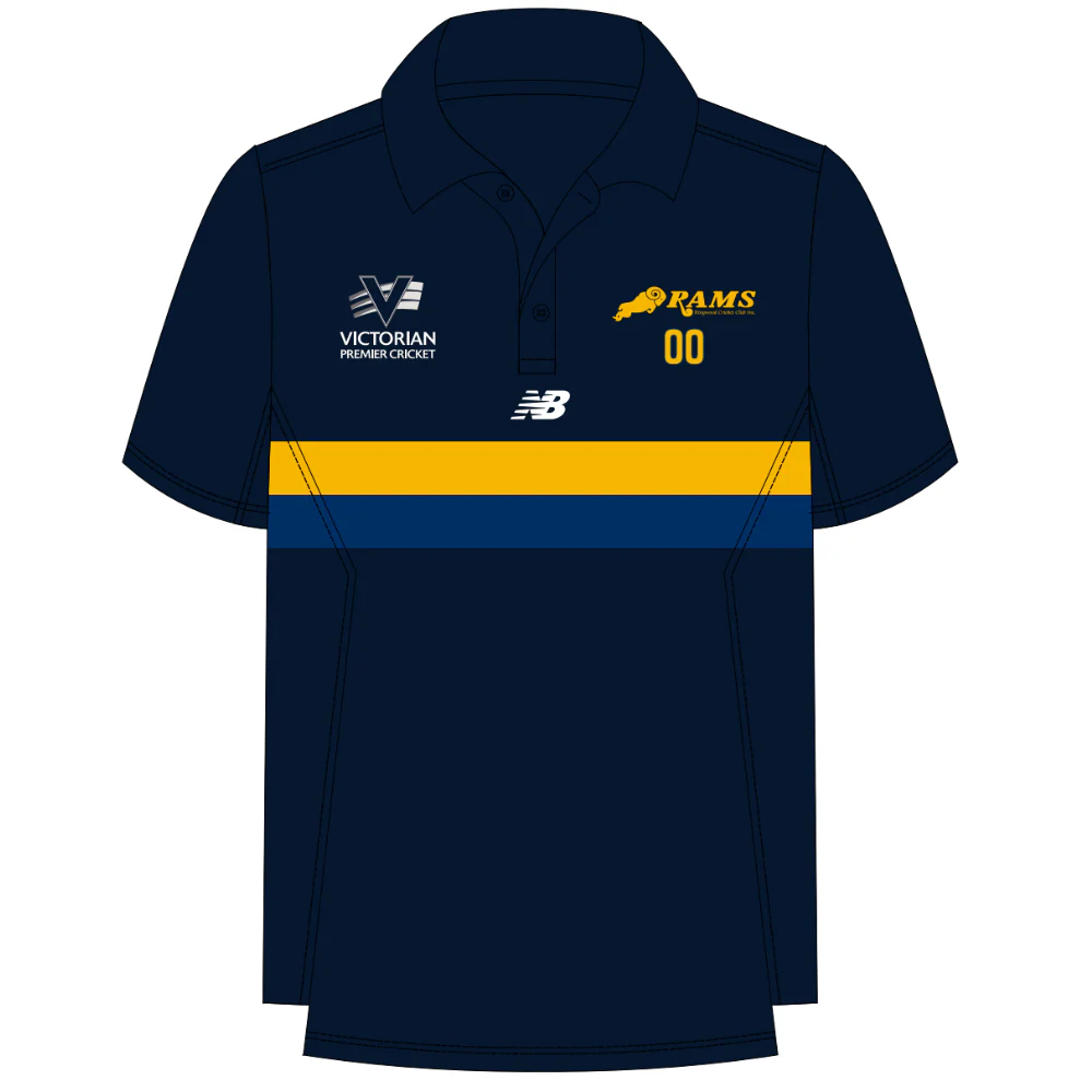 Ringwood Cricket Club | PRE-ORDER | Women's Navy Polo - First Grade - Short Sleeve