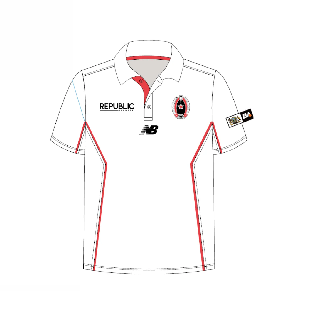 Rostrevor Cricket Club | PRE-ORDER | New Balance Playing Polo - Shorts Sleeve