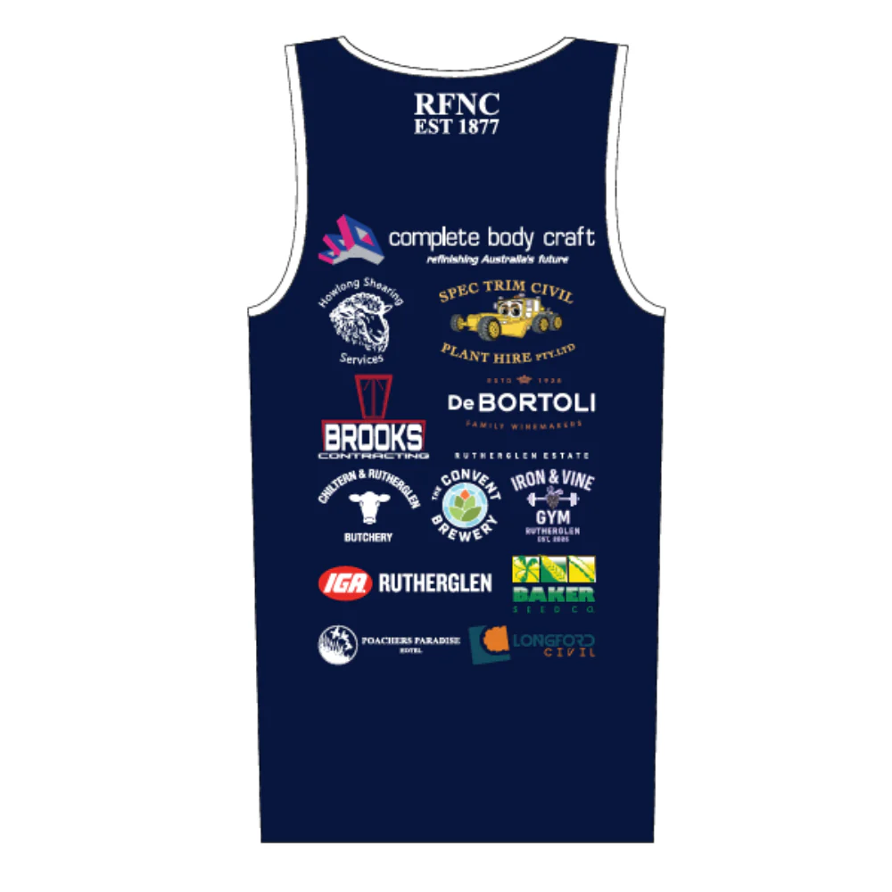 Rutherglen Football Netball Club | PRE-ORDER | NB Unisex Elite Singlet - Image 2