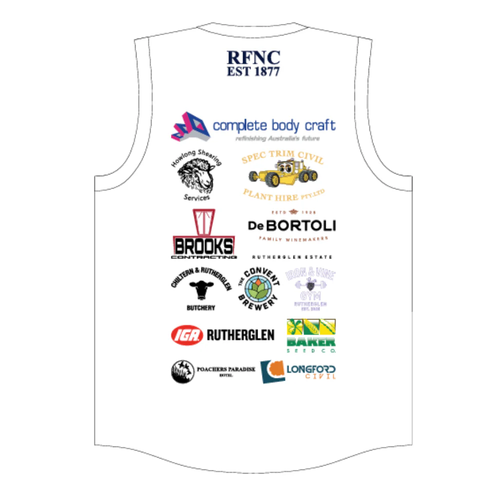 Rutherglen Football Netball Club | PRE-ORDER | NB Unisex Reversible Training Singlet - Image 4