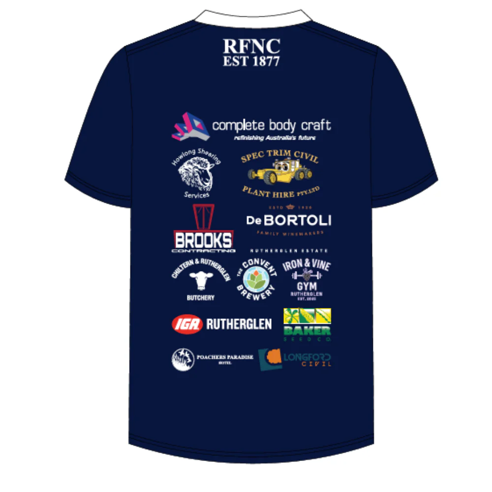 Rutherglen Football Netball Club | PRE-ORDER | NB Unisex T-Shirt - Image 2