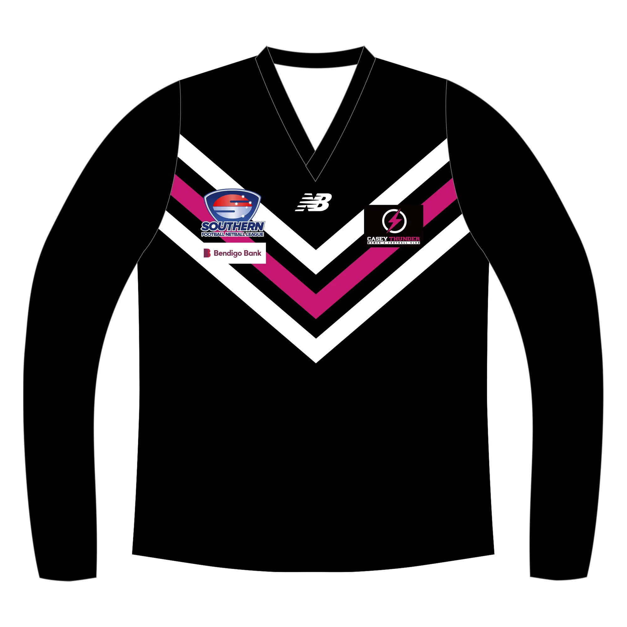 SFNL Casey Thunder FC | NB Reversible Guernsey - Long Sleeve - Womens