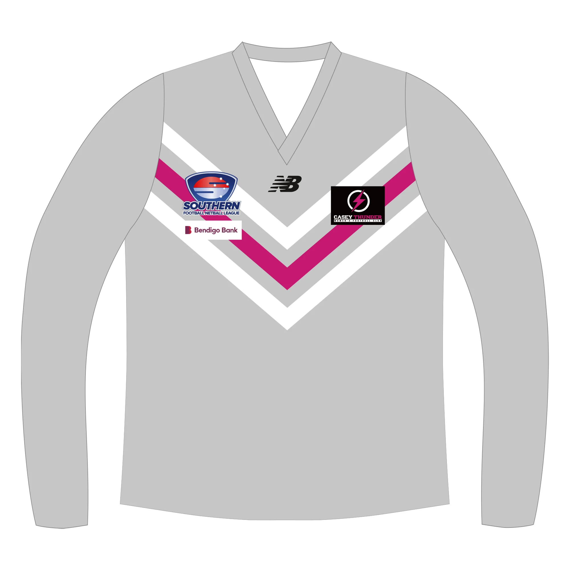 SFNL Casey Thunder FC | NB Reversible Guernsey - Long Sleeve - Womens - Image 3