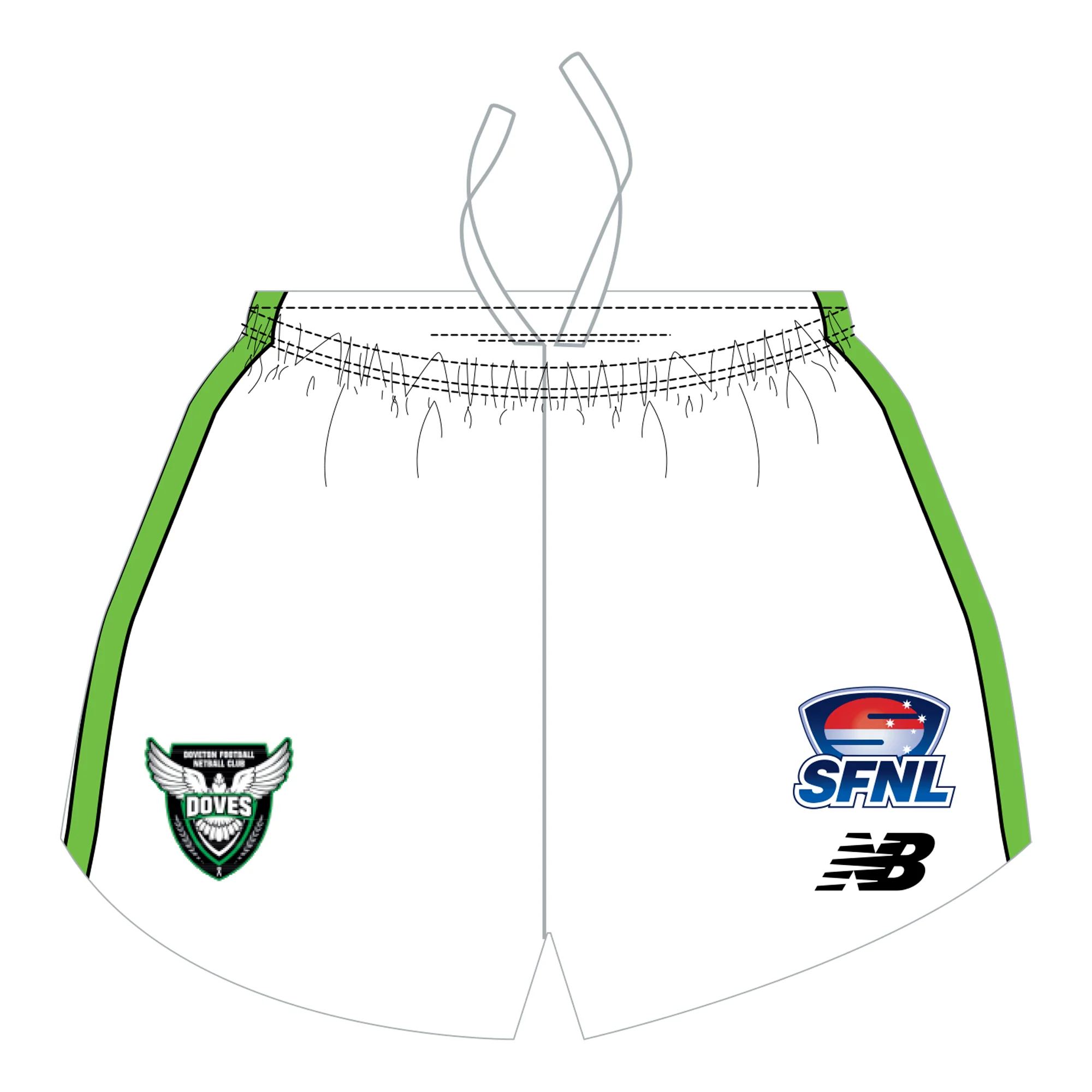 SFNL Doveton Doves FC | NB Away Shorts - Unisex